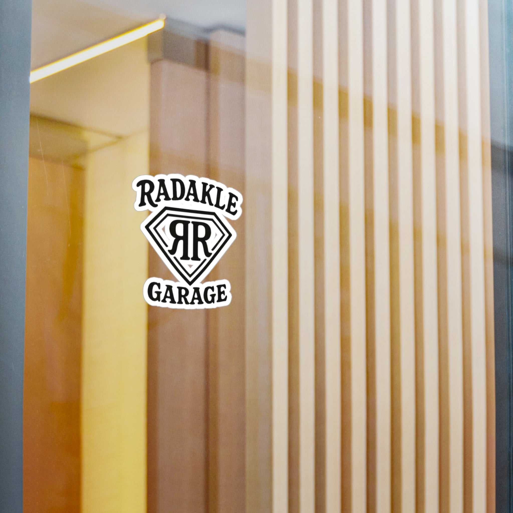 Retro Radakle Garage Sticker