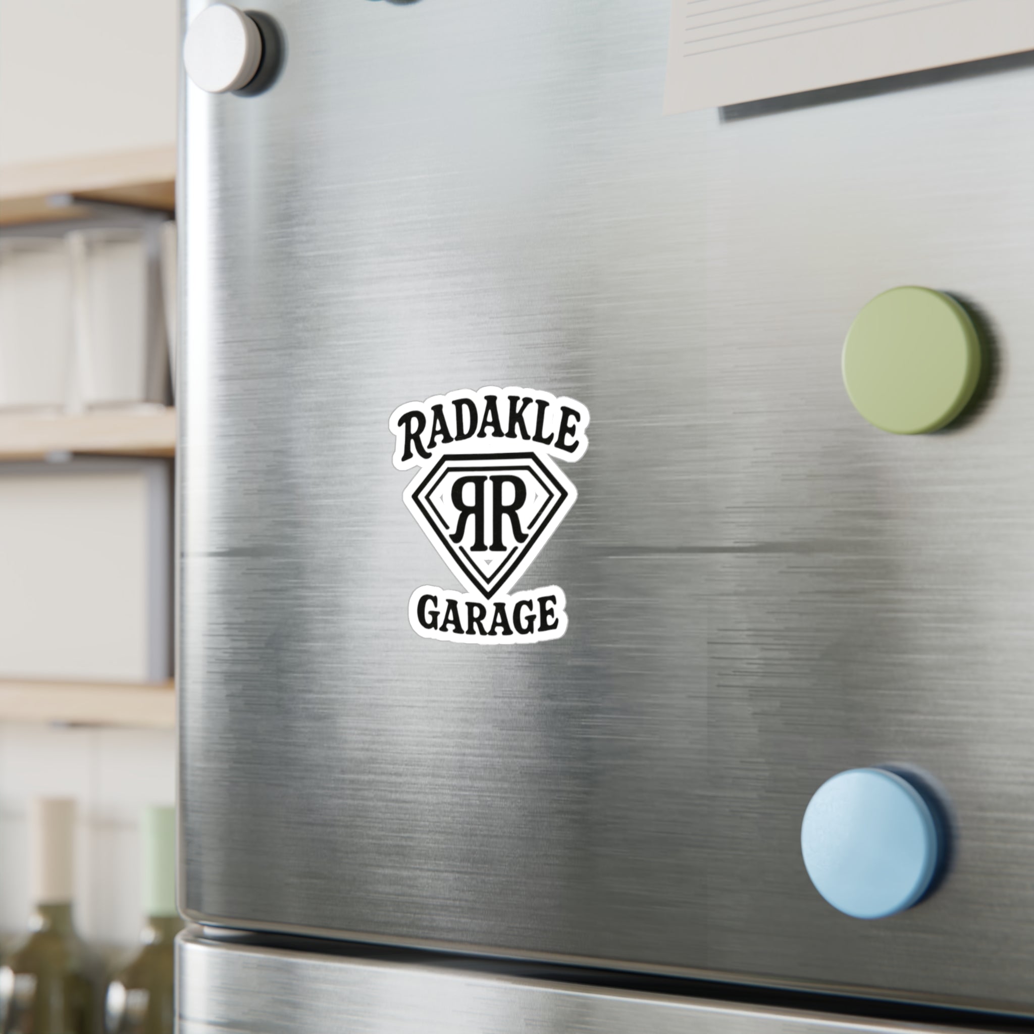 Retro Radakle Garage Sticker