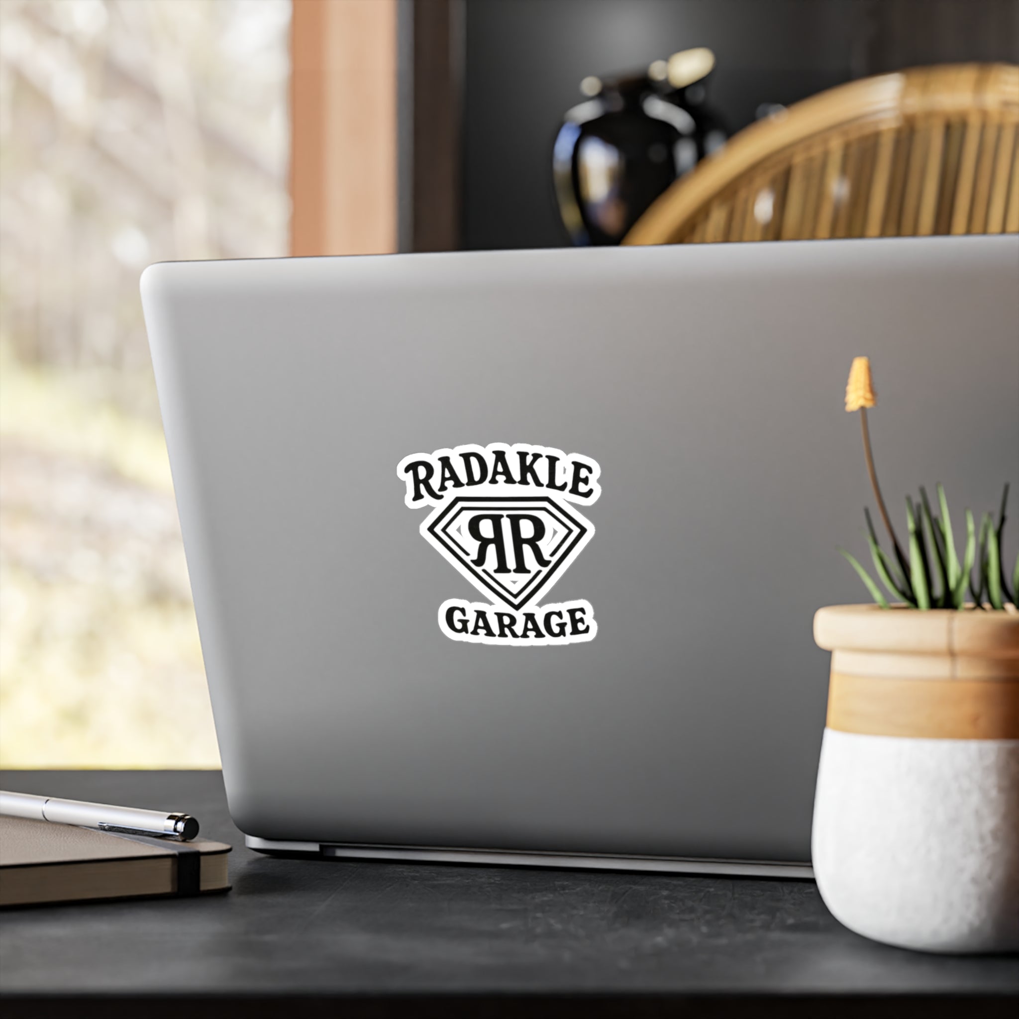 Retro Radakle Garage Sticker