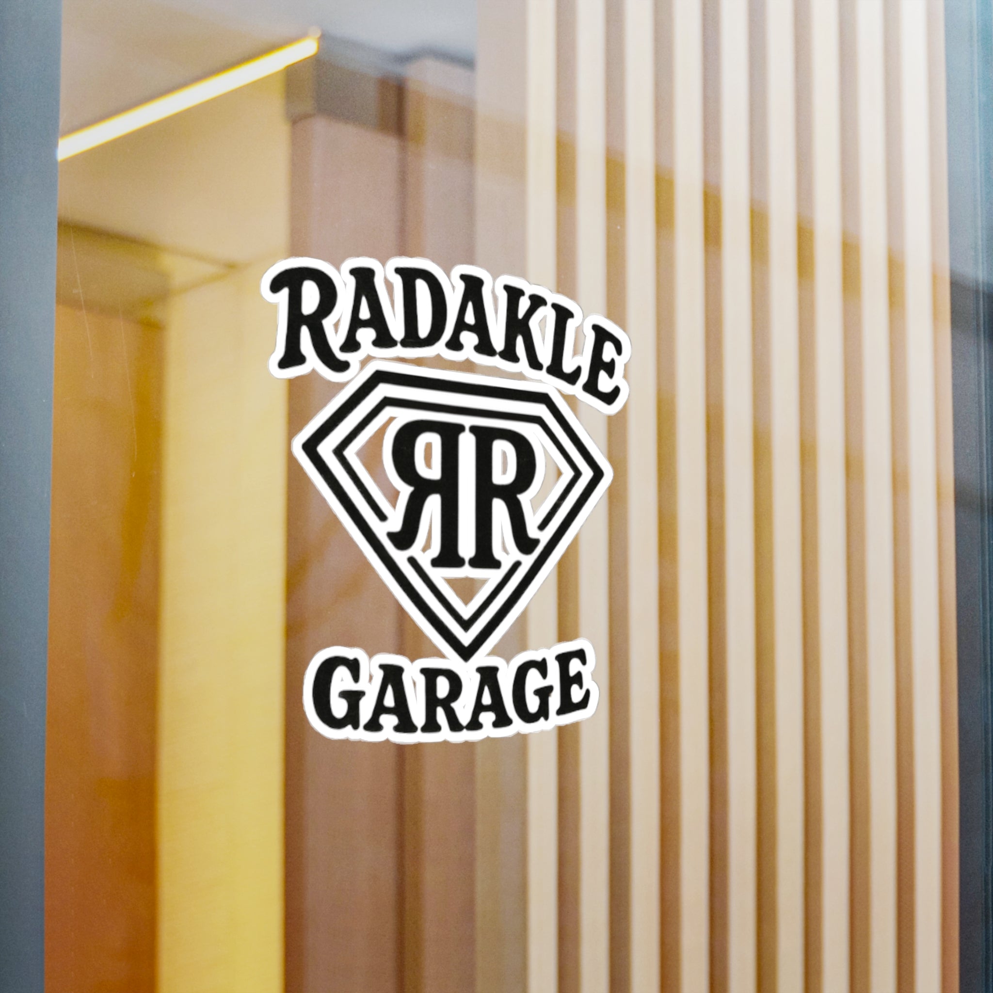Retro Radakle Garage Sticker