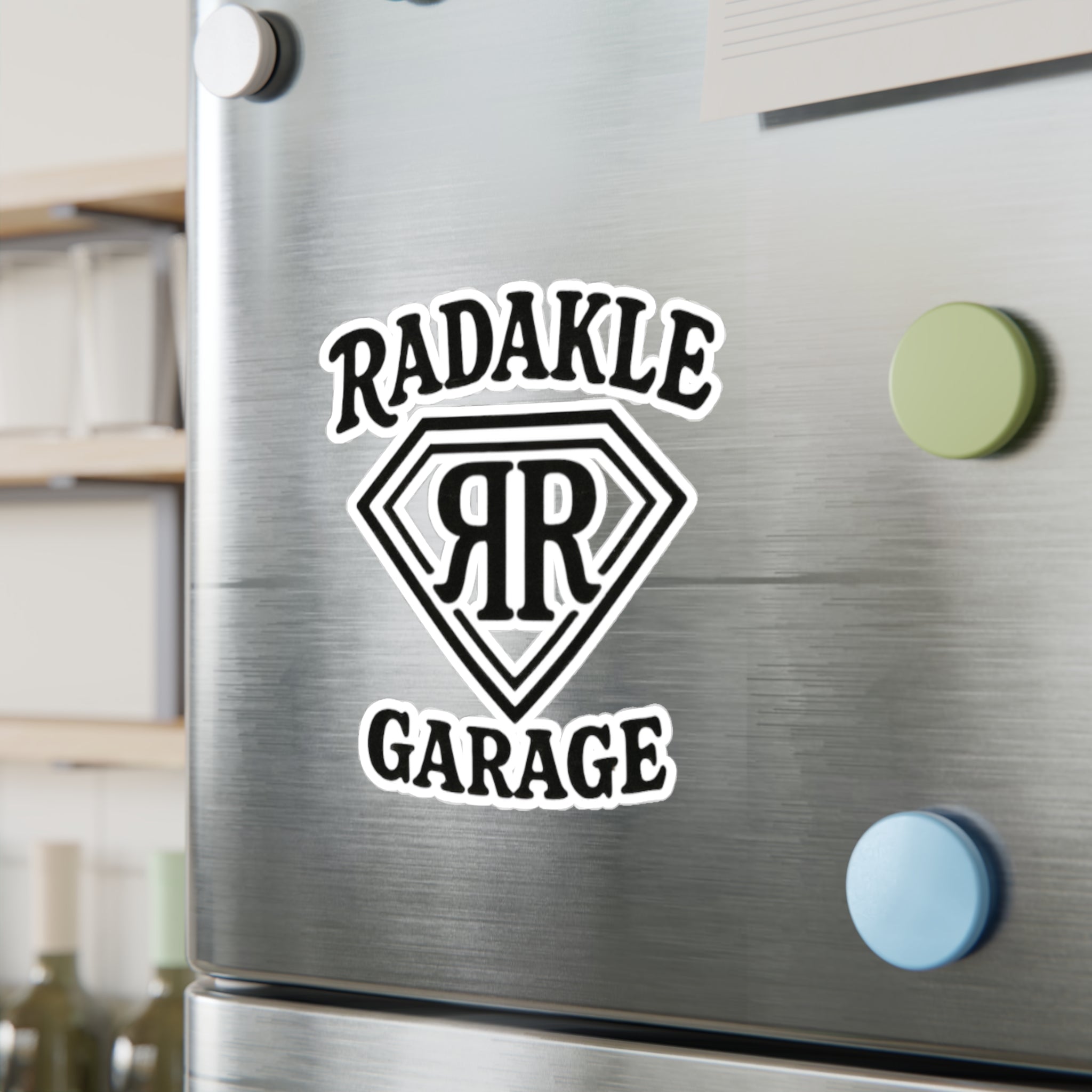Retro Radakle Garage Sticker