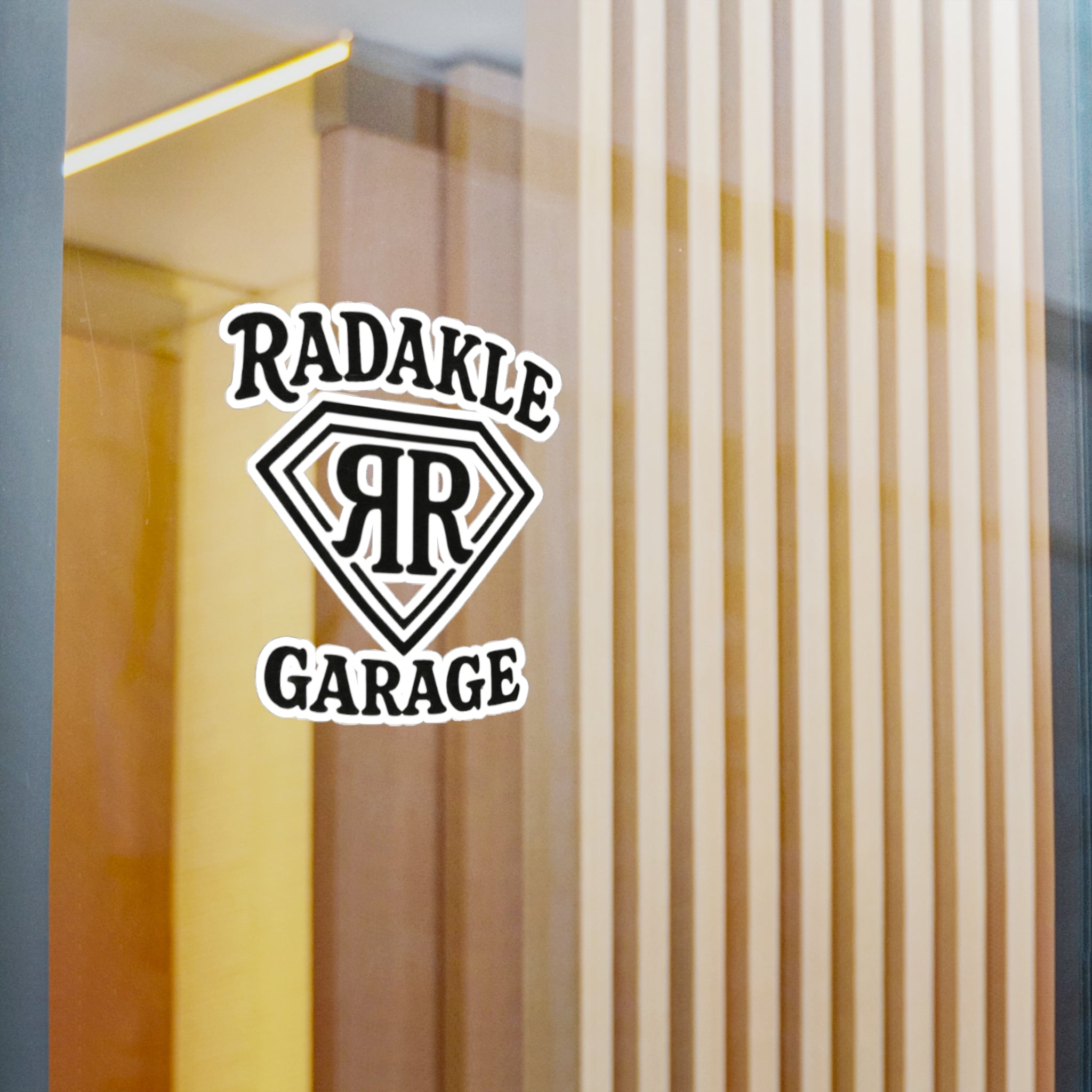 Retro Radakle Garage Sticker
