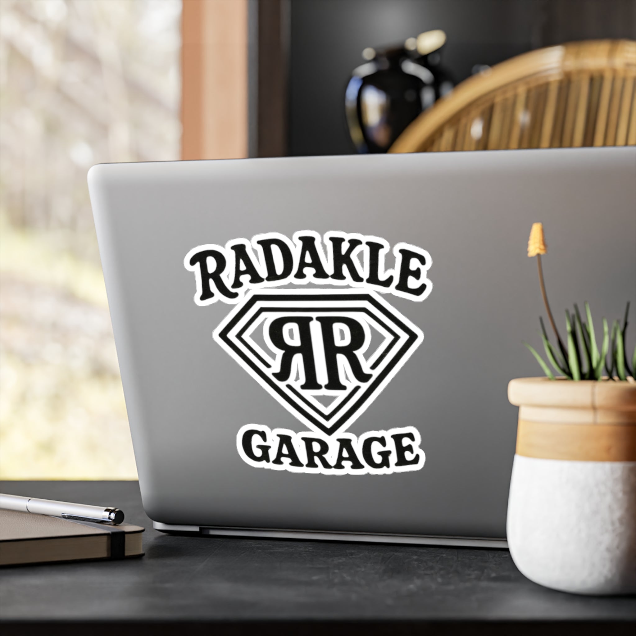 Retro Radakle Garage Sticker